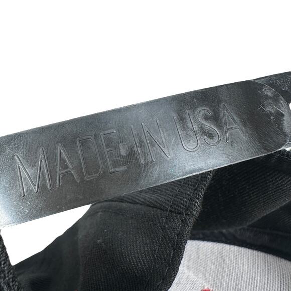 Vintage AJD Philadelphia 76ers Snapback Hat Baseball Cap Men's Red Black USA 90s - Picture 9 of 11